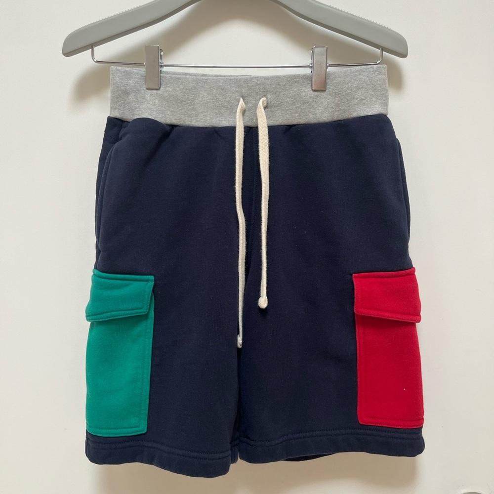 Lands End Colorblock Pocket Shorts XS